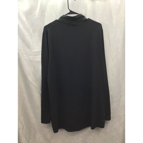 Spyder Active Men's 1/4 Zip Black/Red 2 XL Pullover Sleeve Zip Pocket - Picture 2 of 9